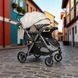 Прогулянковий дитячий візок Ninos Maxi 2025 з перекидною ручкою всесезонний Light Grey Graphite