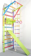 Детская шведская лестница decOKids модульная цветная полный комплект 103 фото