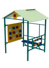 Дитячий ігровий комплекс майданчик у двір Пікселi KidiGO (12637) 12637-1 фото