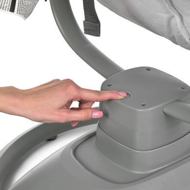 Умный укачивающий центр Bambi Sleep с Bluetooth и поворотом 360&deg; (до 15 кг) Gray 9313 фото