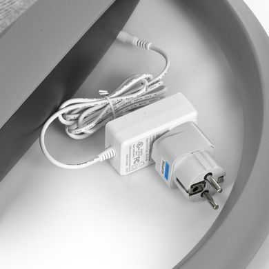 Умный укачивающий центр Bambi Sleep с Bluetooth и поворотом 360&deg; (до 15 кг) Gray 9313 фото