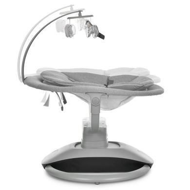 Умный укачивающий центр Bambi Sleep с Bluetooth и поворотом 360&deg; (до 15 кг) Gray 9313 фото