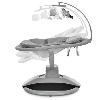 Умный укачивающий центр Bambi Sleep с Bluetooth и поворотом 360&deg; (до 15 кг) Gray 9313 фото