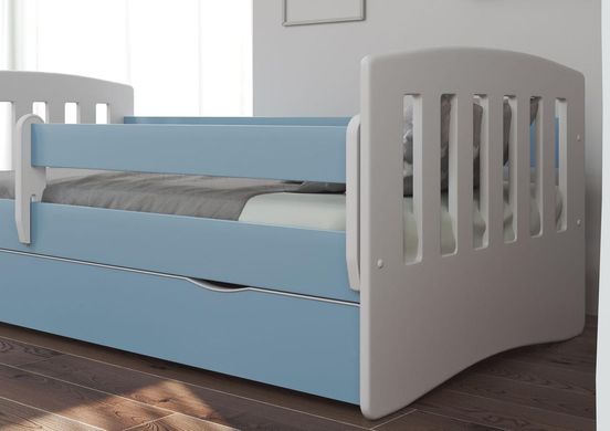 Дитяче ліжко 160 х 80 Kocot Kids Classic 1 синя з ящиком Польща 2030749 фото