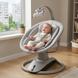 Умный укачивающий центр Bambi Sleep с Bluetooth и поворотом 360&deg; (до 15 кг) Gray 9313 фото 1
