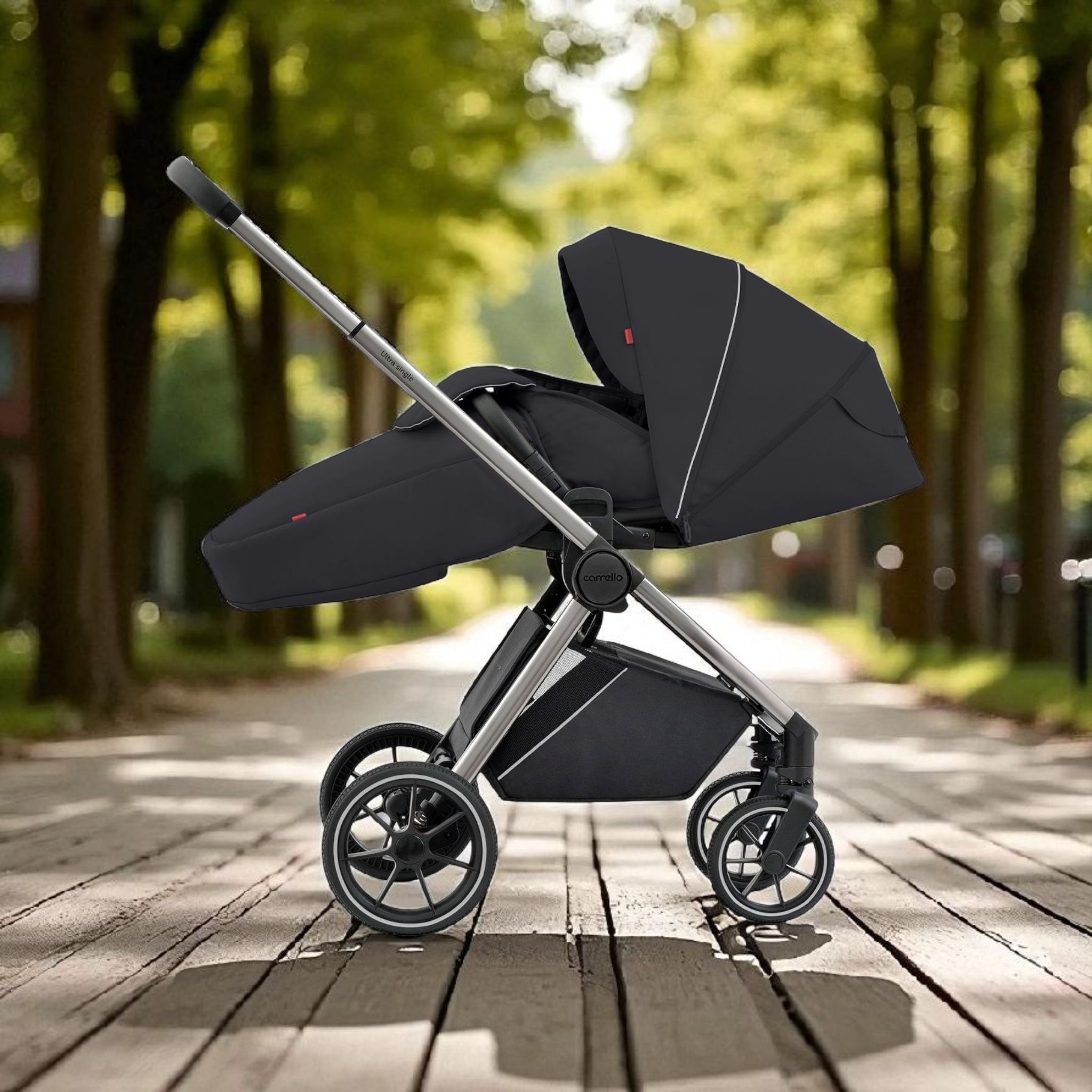 Прогулочная коляска Carrello Ultra CRL-5525 с реверсивным блоком вид сбоку